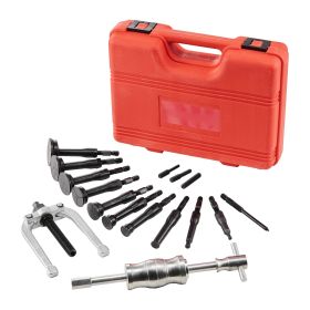 Blind Hole Bearing Puller Set, 16-in-1 Inner Bearing Race and Seal Extractor Kit