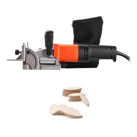 Biscuit Plate Joiner, 5.9A, Plate Joiner Tool Kit with 11,600 RPM 760W Motor, 45-Degree Locating Notch, Carbide Tipped Blade, Wood Biscuits, Dust