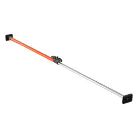 Cargo Bar, Ratcheting Cargo Bar Adjustable from 40" to 73", Heavy-duty Steel Cargos Stabilizer with Non-Slip Foot Pads