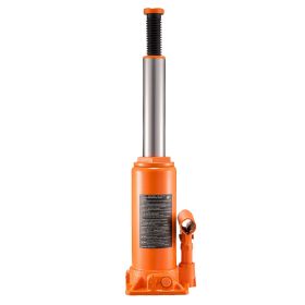 Hydraulic Bottle Jack, 10 Ton (22046 lbs) Capacity, 9.3-18.5 Inch Lifting Range, Heavy Duty Welded Bottle Jack for Car, SUV, Pickup, Auto Repair