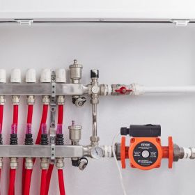 009-BF5-J Hot Water Circulation Pump 110V 180W 17 GPM Recirculating Pump (Option: Orange)