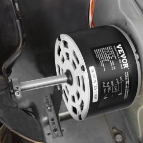 1/3HP RV AC Fan Motor AC115V 3A 1675RPM Single Phase With 7.5uf/370V Capacitor (Option: Black)